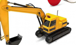 挖土机挖土视频,土石翻飞现场实况